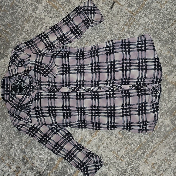 Guess Plaid Button-Up Shirt Size Large - Picture 1 of 9